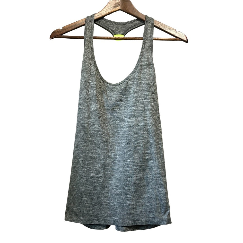 Old Navy Active Tank Top Gray Athletic Racerback Sleeveless